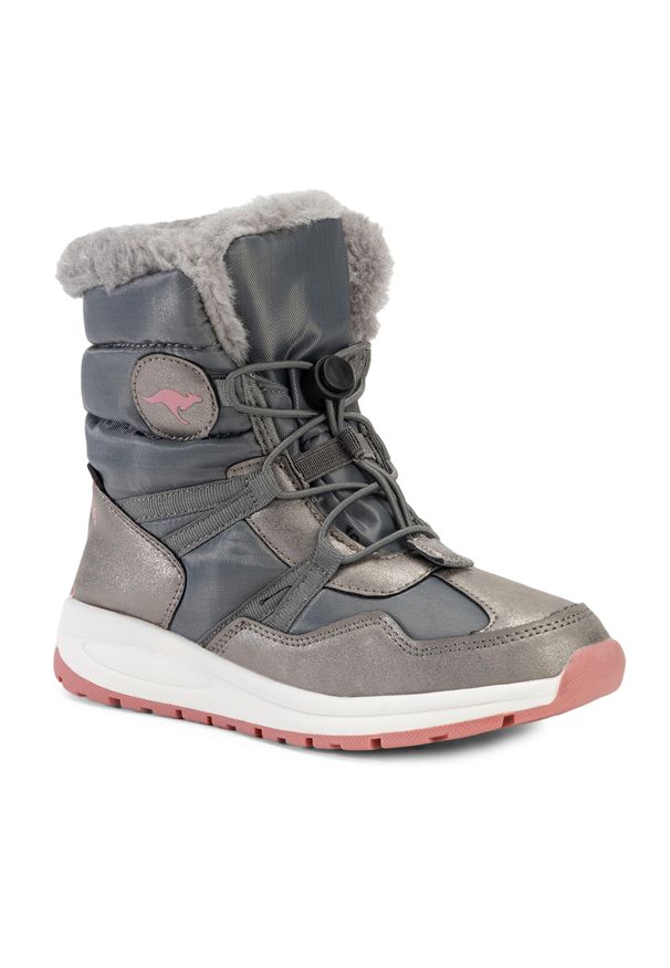 KangaRoos - Śniegowce juniorskie KangaROOS K-PE Ski RTX. Kolor: szary. Sezon: zima