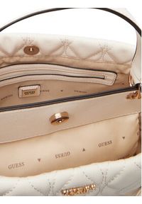 Guess Torebka Maxine HWQG97 33050 Kremowy. Kolor: kremowy. Materiał: skórzane #4