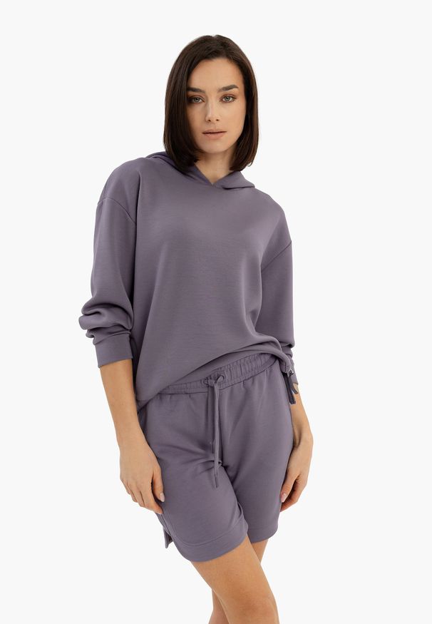 Volcano - Luźna bluza B-MIDA. Okazja: na co dzień. Materiał: poliester, włókno, wiskoza, materiał. Wzór: gładki. Styl: sportowy, casual, elegancki