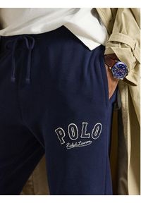 Polo Ralph Lauren Spodnie dresowe 710P04876001 Granatowy Regular Fit. Kolor: niebieski. Materiał: syntetyk, bawełna #4