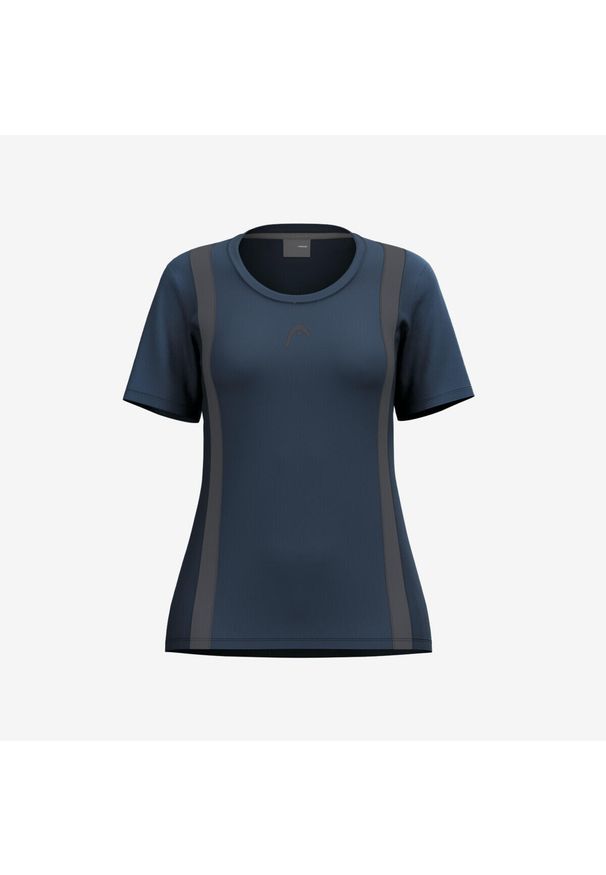Head - CLUB 25 TECH T-Shirt Women. Kolor: niebieski. Materiał: mesh