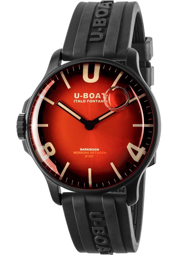 Zegarek Viking Zegarek męski U-BOAT 8697 czarny. Kolor: czarny