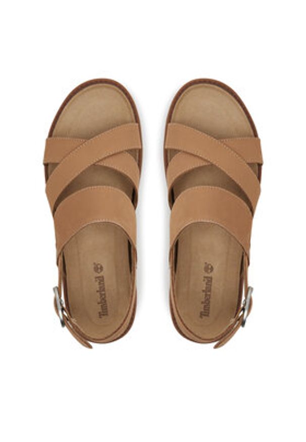 Timberland Sandały TB0A61T4EN31 Beżowy. Kolor: beżowy. Materiał: skóra