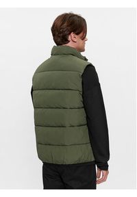 Calvin Klein Bezrękawnik Crinkle K10K110334 Zielony Regular Fit. Kolor: zielony. Materiał: syntetyk. Długość rękawa: bez rękawów