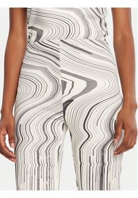 Desigual Spodnie materiałowe Chiara 25WWPK02 Écru Flare Fit. Kolor: kremowy. Materiał: syntetyk #3