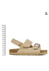 Calvin Klein Sandały Velcro V3X2-83328-0315 S Beżowy. Kolor: beżowy. Materiał: skóra #2