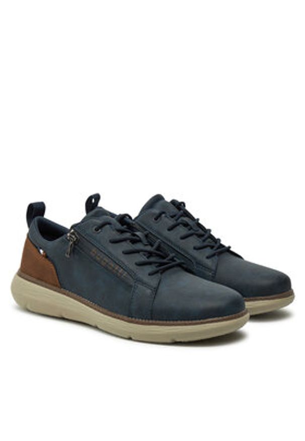 Bugatti Sneakersy 333-AFU06-5000 Granatowy. Kolor: niebieski. Materiał: skóra