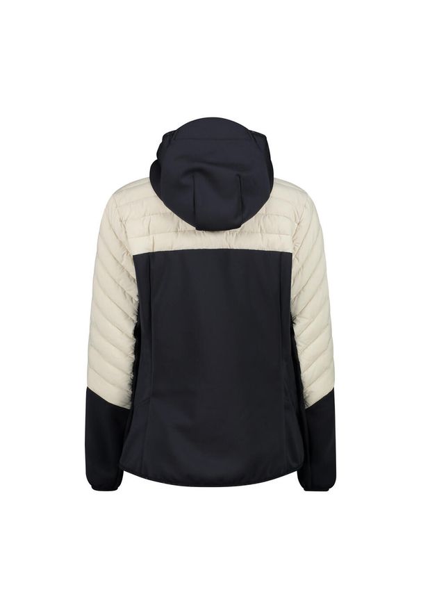 Kurtka damska turystyczna CMP 34Z2486. Kolor: wielokolorowy, szary, biały. Materiał: puch. Sport: turystyka piesza