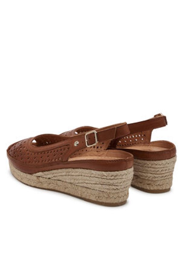 Pikolinos Espadryle W4A-1828 Brązowy. Kolor: brązowy. Materiał: skóra