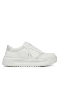 Calvin Klein Jeans Sneakersy V3A9-82021-1355X025 Biały. Kolor: biały. Materiał: skóra