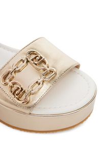 Liu Jo Sandały Flo 01 SA6137 PX026 Złoty. Kolor: złoty. Materiał: skóra #4