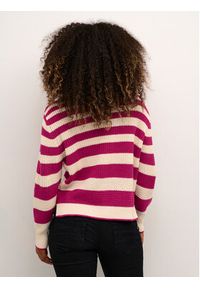Cream Sweter Crmuka Knitted 10611880 Różowy Straight Fit. Kolor: różowy. Materiał: bawełna #4