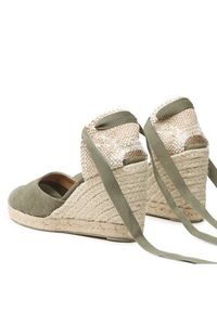 Castañer Espadryle Carina/8/002 021642-414 Zielony. Kolor: zielony. Materiał: materiał #2