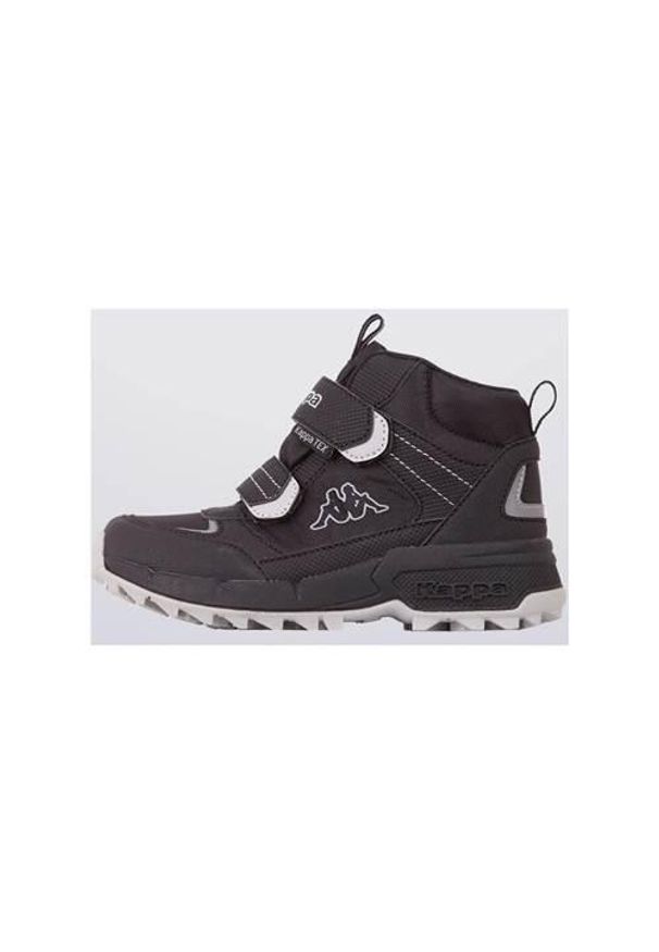 Buty do chodzenia dla dzieci Kappa 260905K1115. Zapięcie: rzepy. Kolor: czarny. Materiał: guma, syntetyk, tkanina, materiał. Szerokość cholewki: normalna