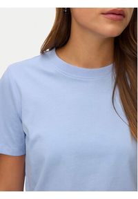 Vero Moda T-Shirt Paulina 10316991 Niebieski Regular Fit. Kolor: niebieski. Materiał: bawełna #3