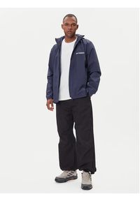 Adidas - adidas Kurtka przeciwdeszczowa Multi Essentials 2L Rain JY0477 Granatowy Regular Fit. Kolor: niebieski. Materiał: syntetyk #4