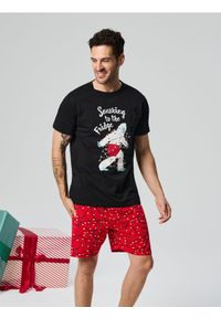 Sinsay - Piżama dwuczęściowa - czarny. Kolor: czarny. Długość: krótkie #1