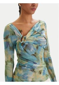 BARDOT - Bardot Bluzka Marisol 60306TB Zielony Slim Fit. Kolor: zielony. Materiał: syntetyk #2