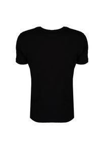 Iceberg T-Shirt "Bugs" | F0106301 | Mężczyzna | Czarny. Okazja: na co dzień. Kolor: czarny. Materiał: elastan, bawełna. Wzór: nadruk. Styl: casual, klasyczny, elegancki
