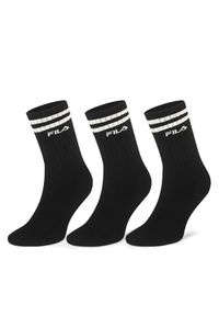Fila Skarpety długie F5603-AW24 (3-pack) Czarny. Kolor: czarny. Materiał: bawełna