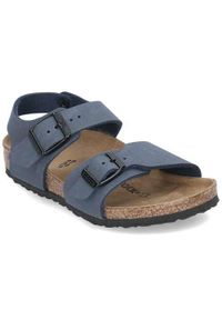 Buty do chodzenia dla dzieci Birkenstock New York. Zapięcie: klamry. Kolor: wielokolorowy. Materiał: materiał, syntetyk, tkanina