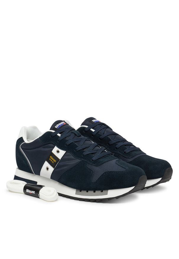 Sneakersy Blauer. Kolor: niebieski