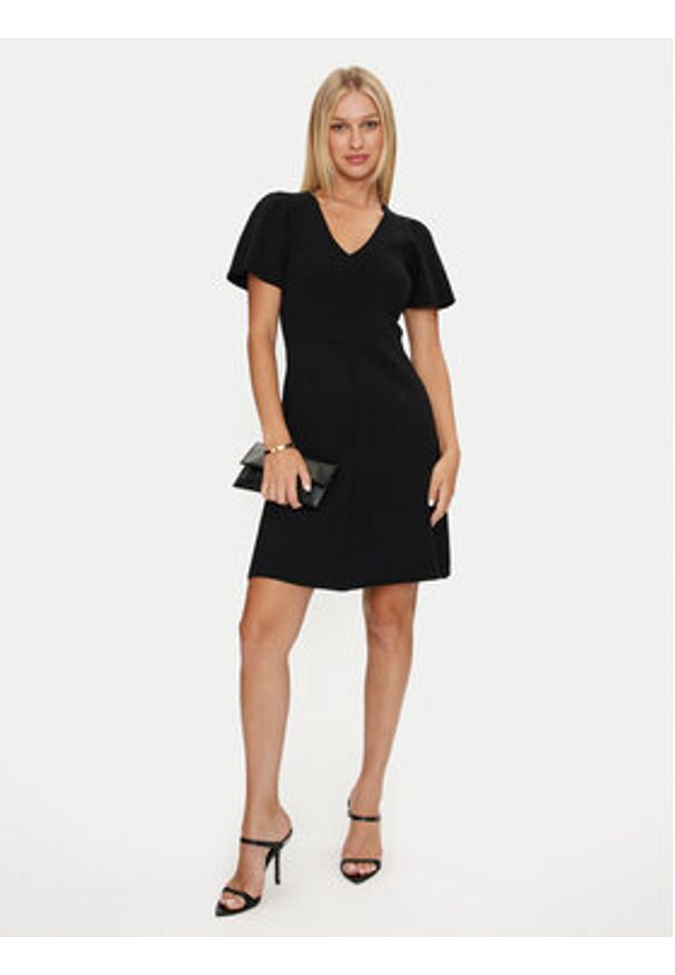 DKNY Sukienka codzienna DD4EN992 Czarny Slim Fit. Okazja: na co dzień. Kolor: czarny. Materiał: bawełna, syntetyk. Typ sukienki: proste. Styl: casual
