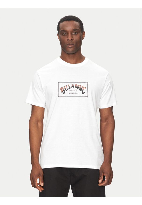 Billabong T-Shirt Arch EBYZT00167 Biały Regular Fit. Kolor: biały. Materiał: bawełna