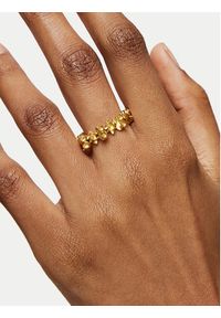Tous - TOUS Pierścionek Bold Bear 1004342512 Złoty. Materiał: srebrne. Kolor: złoty #4