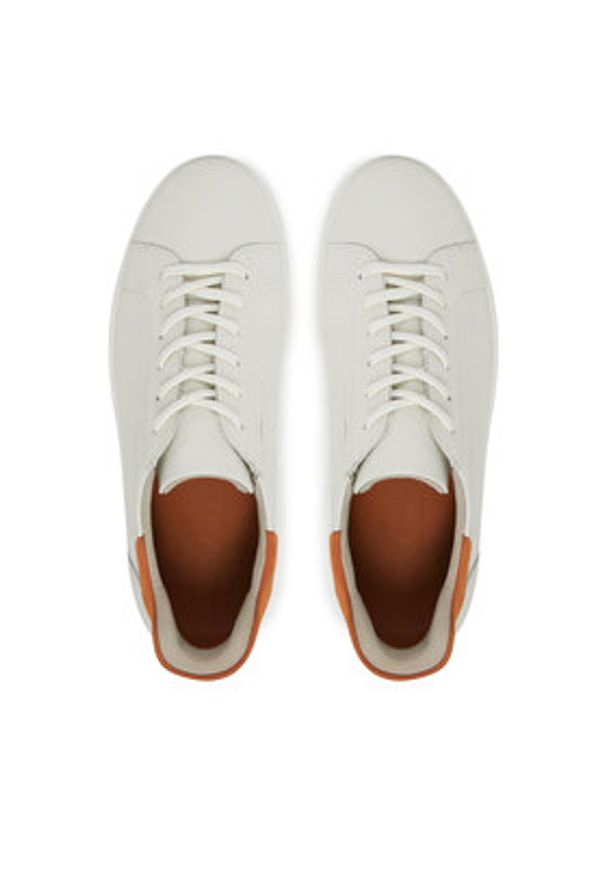 ecco - ECCO Sneakersy Soft 7 47082450104 Biały. Kolor: biały. Materiał: skóra