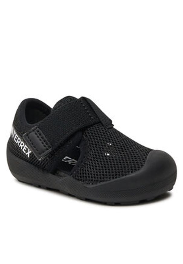 Adidas - adidas Sandały Terrex Captain Toey Infant Kids ID2435 Czarny. Kolor: czarny. Materiał: materiał