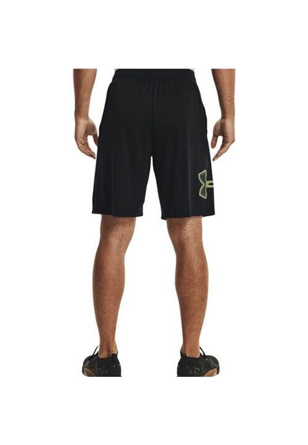 Spodnie sportowe męskie Under Armour Tech Graphic. Kolor: czarny. Materiał: syntetyk, materiał. Długość: krótkie