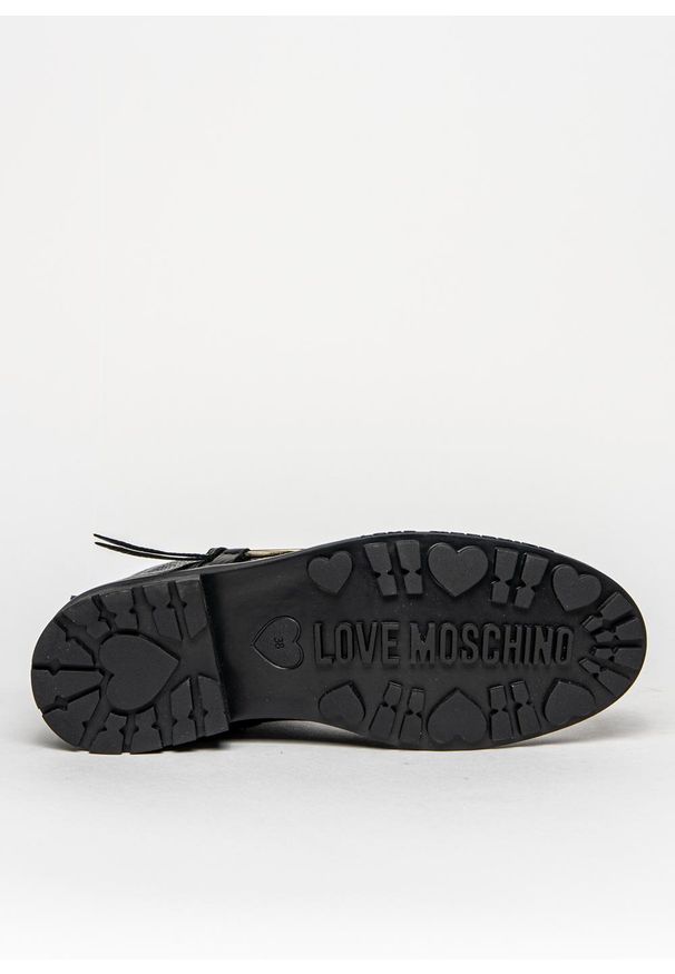 Botki damskie Love Moschino (JA24144G1DIC0000). Kolor: czarny. Wzór: kolorowy