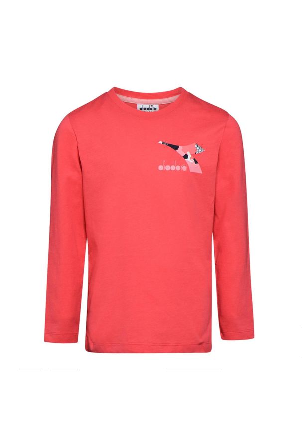 Diadora - Koszulka dziecięca DIADORA JU.LS T-SHIRT CHROMIA. Kolor: czerwony. Długość rękawa: długi rękaw