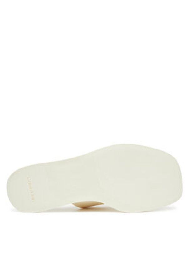 Calvin Klein Japonki Toepost Tpu Slide HW0HW02836 Écru. Materiał: syntetyk