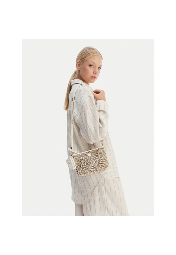 Torebka Guess. Kolor: beżowy