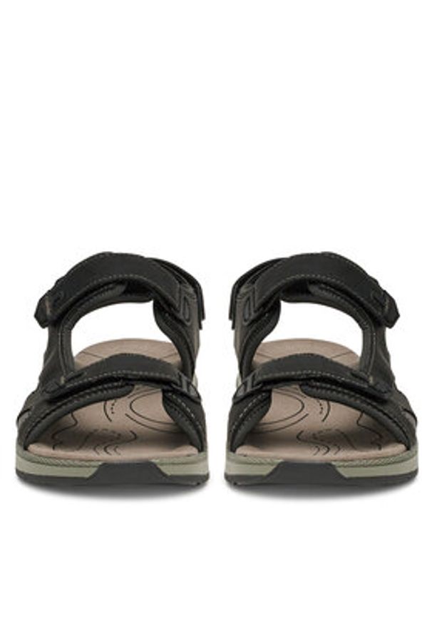 Rieker Sandały 29151-00 Czarny. Kolor: czarny. Materiał: syntetyk, materiał