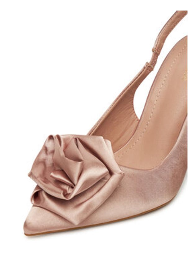 DeeZee Szpilki R705-3 Różowy. Kolor: różowy. Materiał: materiał. Obcas: na szpilce