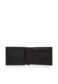 Calvin Klein Portfel męski Ck Must Mono Comp Trifold W Coin LV04D1040G Czarny. Kolor: czarny. Materiał: skóra