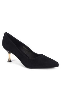 Sergio Bardi Czółenka WFA1935-1Z-SB Czarny. Kolor: czarny. Materiał: skóra, zamsz. Obcas: na szpilce #6