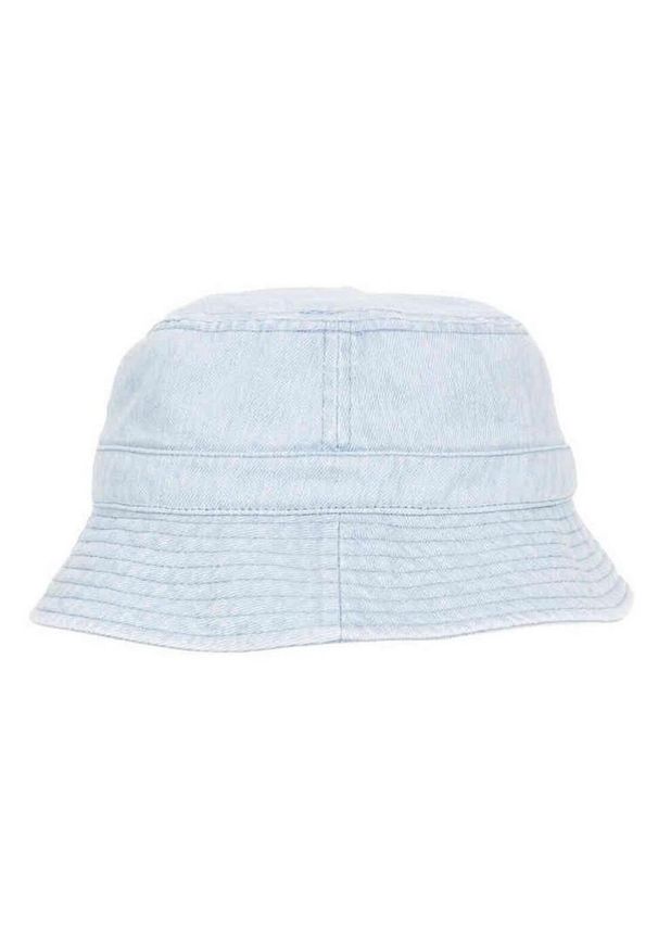 FLEXFIT - Denim Bucket Hat. Kolor: niebieski. Materiał: denim