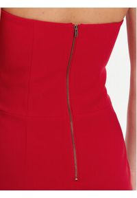 BARDOT Sukienka koktajlowa 59728DB Czerwony Slim Fit. Kolor: czerwony. Materiał: syntetyk. Styl: wizytowy #3
