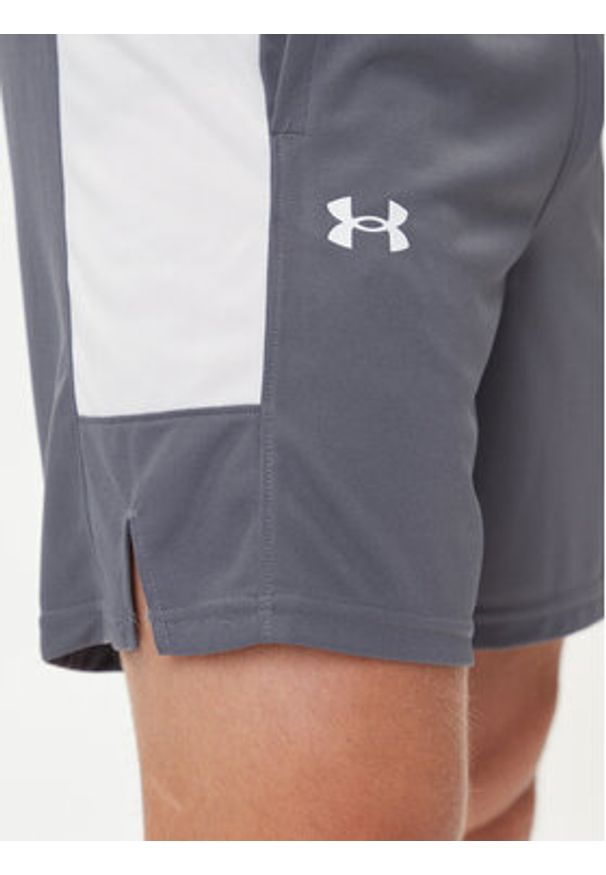 Under Armour Szorty sportowe Ua Zone 7 1383389 Szary Regular Fit. Kolor: szary. Materiał: syntetyk