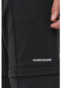 Calvin Klein Jeans Spodnie J30J318165.4890 męskie kolor czarny gładkie. Kolor: czarny. Materiał: dzianina. Wzór: gładki #3
