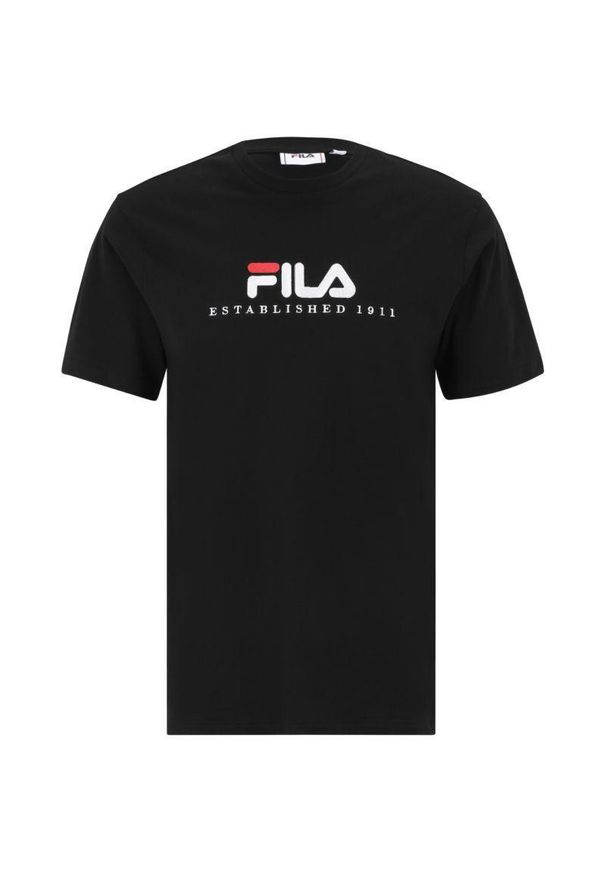 Fila - T-shirt Męski Bedburg. Kolor: czarny