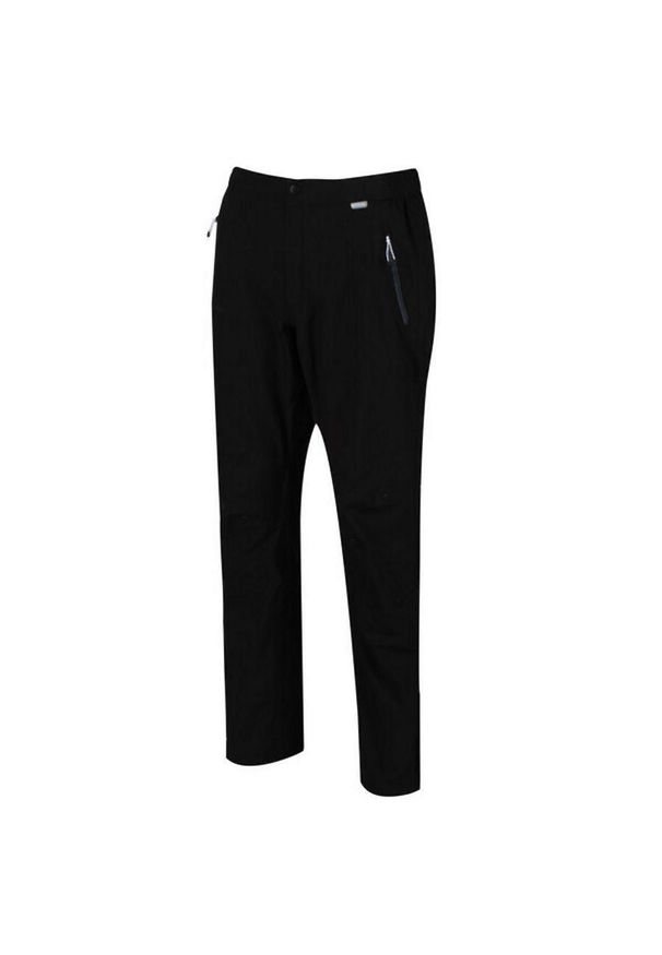 Regatta - Spodnie turystyczne męskie Highton Stretch. Kolor: czarny. Długość: długie. Sezon: lato. Sport: turystyka piesza