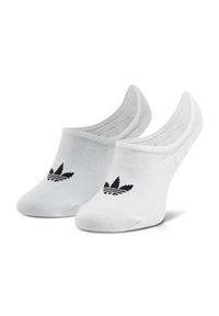 Adidas - adidas Zestaw 3 par stopek unisex No-Show Socks 3P FM0676 Biały. Kolor: biały. Materiał: materiał