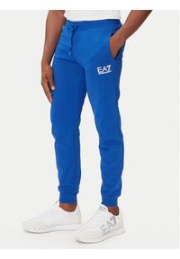 EA7 Emporio Armani Dres 7M000966 AF10377 UB087 Niebieski Slim Fit. Kolor: niebieski. Materiał: bawełna #4