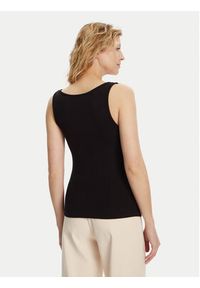 Morgan Top 251-DOUBI Czarny Slim Fit. Kolor: czarny. Materiał: wiskoza #3