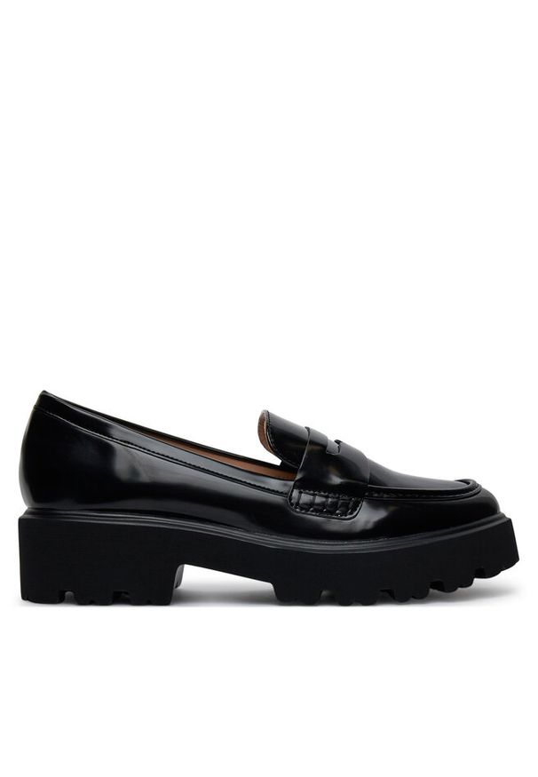 Loafersy DeeZee. Kolor: czarny